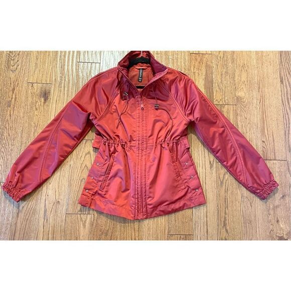 Athleta Escape red windbreaker full zip jacket size xxs - Picture 10 of 12